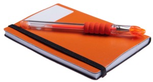 Notebook and pen